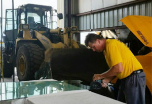 Fort Myers Construction Equipment Windshield Replacement Custom Cut